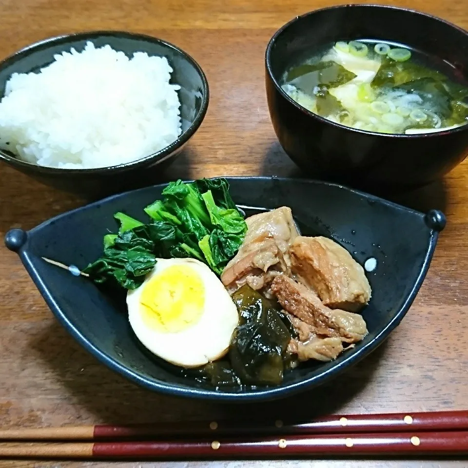 夕ごはん☆豚の角煮|吉田啓子さん