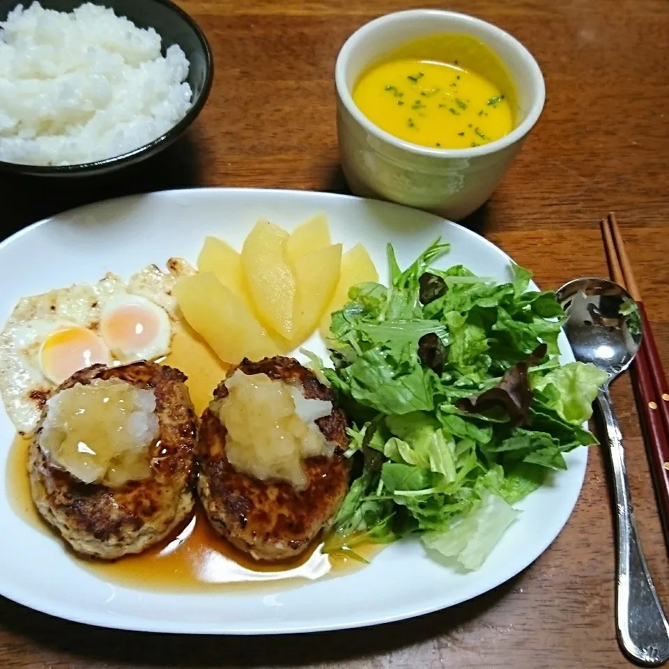 夕ごはん☆和風ハンバーグ|吉田啓子さん