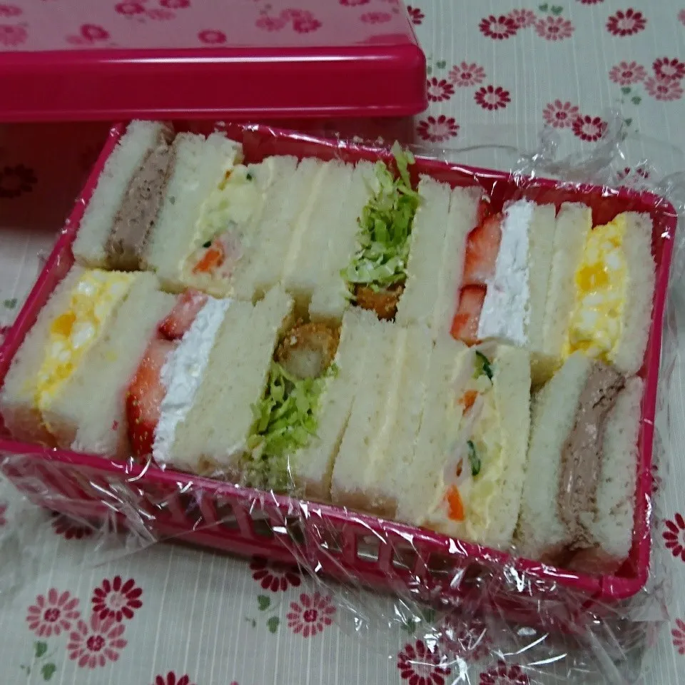 今日のお弁当☆サンドイッチ|吉田啓子さん