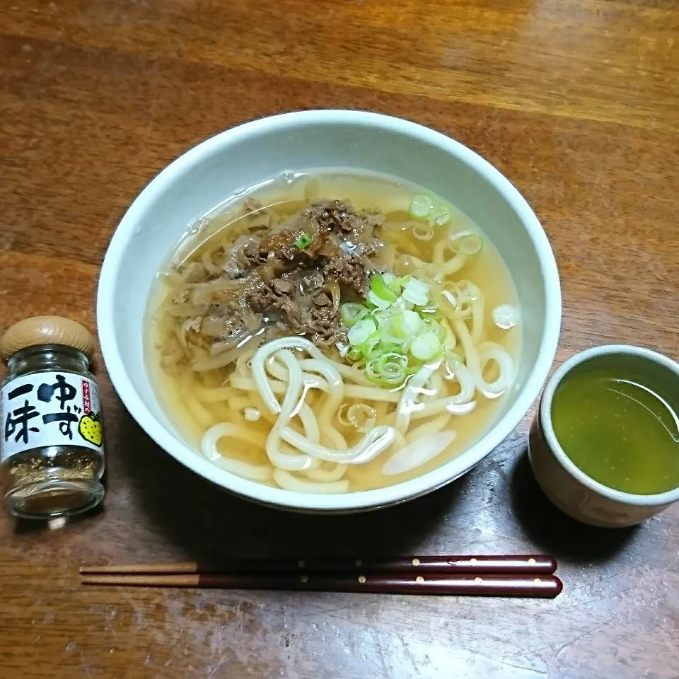 夕ごはん☆肉うどん|吉田啓子さん