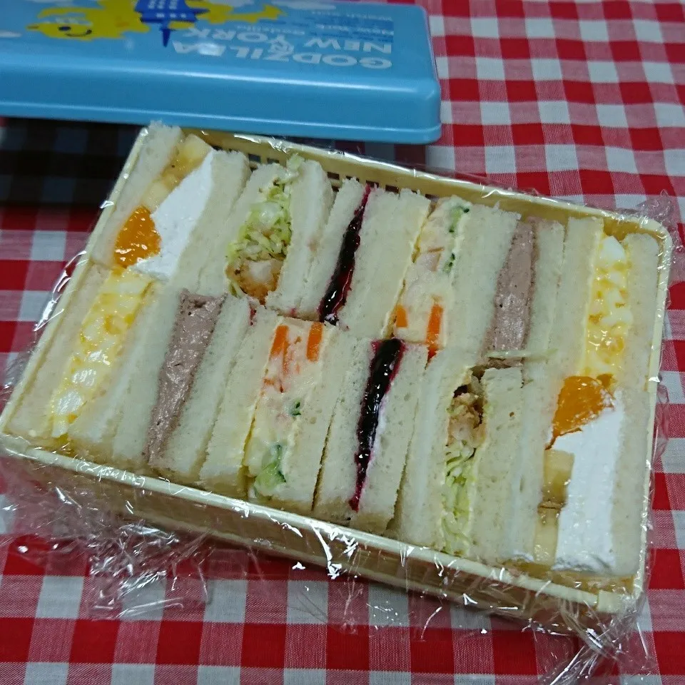 Snapdishの料理写真:今日のお弁当☆サンドイッチ|吉田啓子さん