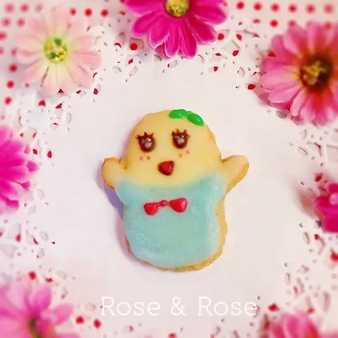 Snapdishの料理写真:クッキーにアイシングなっしー(;^ω^A2回目なっしー♪♪|ROSE & ROSEさん