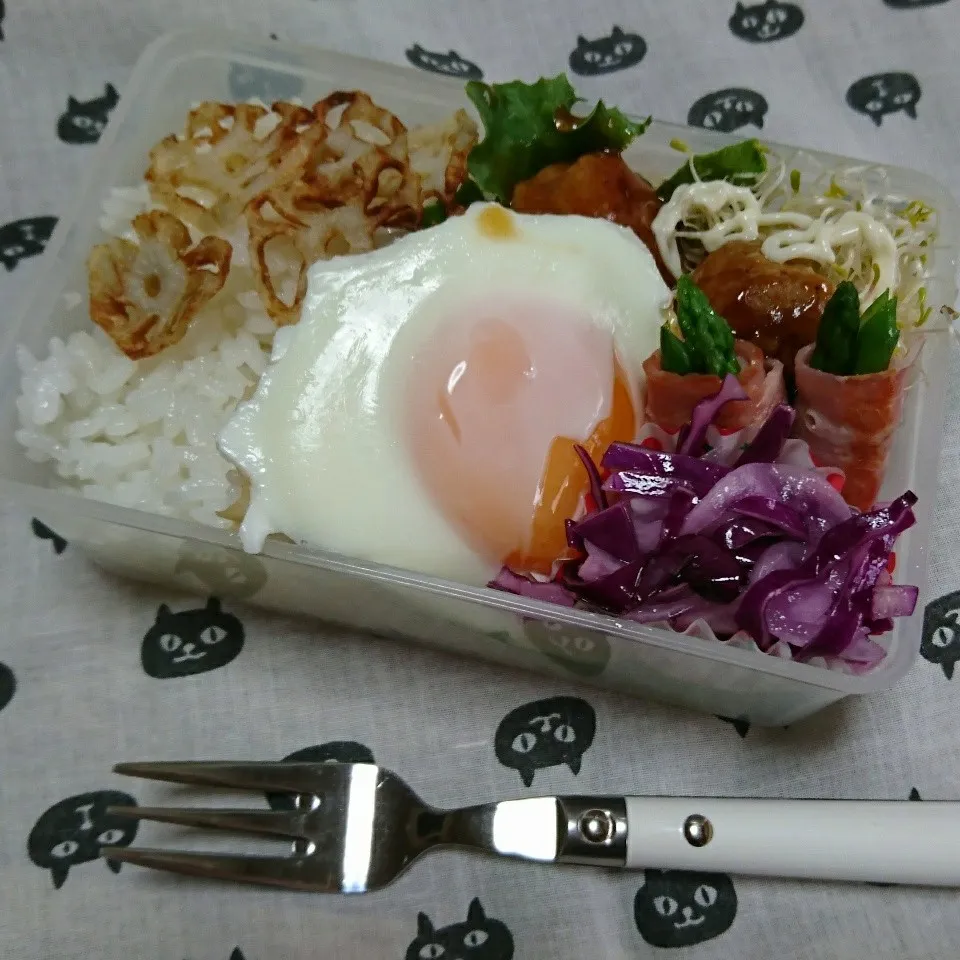 今日のお弁当☆ロコモコ弁当|吉田啓子さん