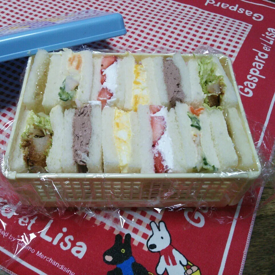 今日のお弁当☆サンドイッチ|吉田啓子さん