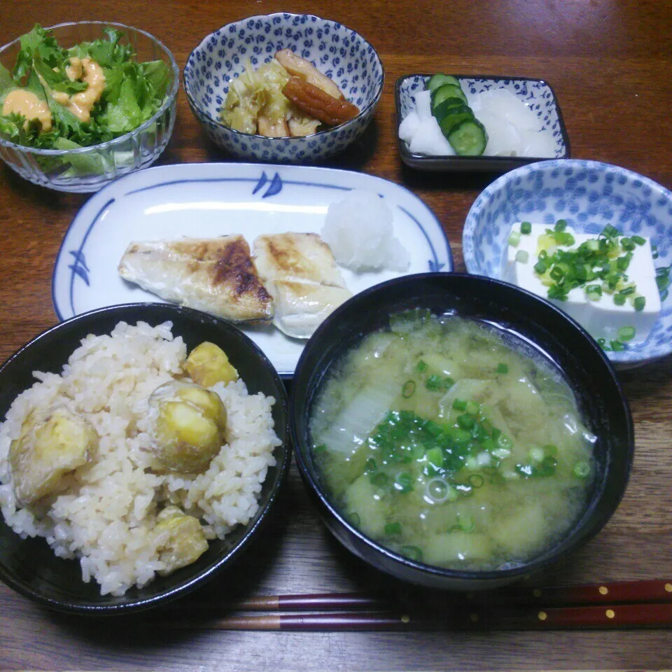 夕ごはん☆栗ご飯|吉田啓子さん