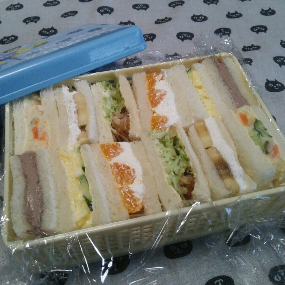 今日のお弁当☆サンドイッチ|吉田啓子さん