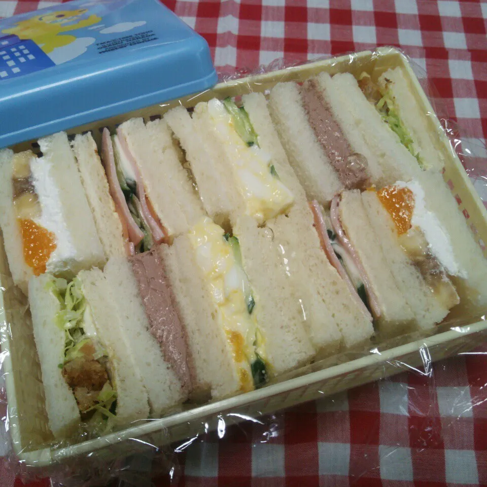 今日のお弁当☆サンドイッチ|吉田啓子さん