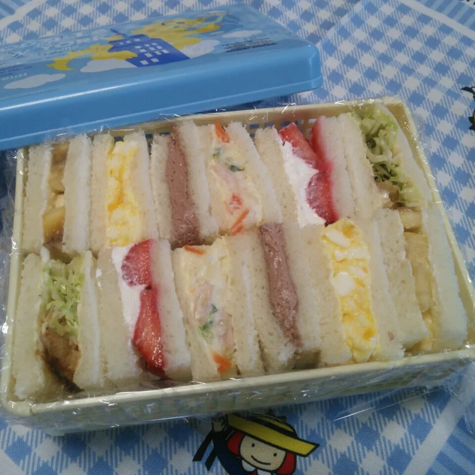 今日のお弁当☆サンドイッチ|吉田啓子さん