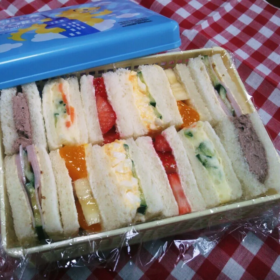 今日のお弁当☆サンドイッチ|吉田啓子さん