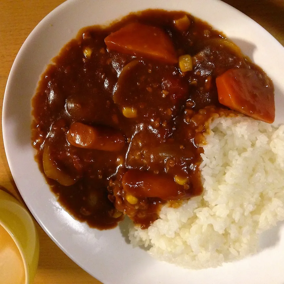 Snapdishの料理写真:一人ランチはカレー|♡happyhalloween♡さん