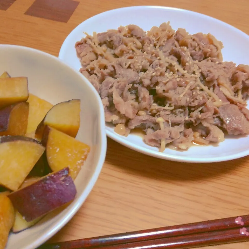 牛肉のしぐれ煮 さつまいも煮|Yuki Yoshidaさん