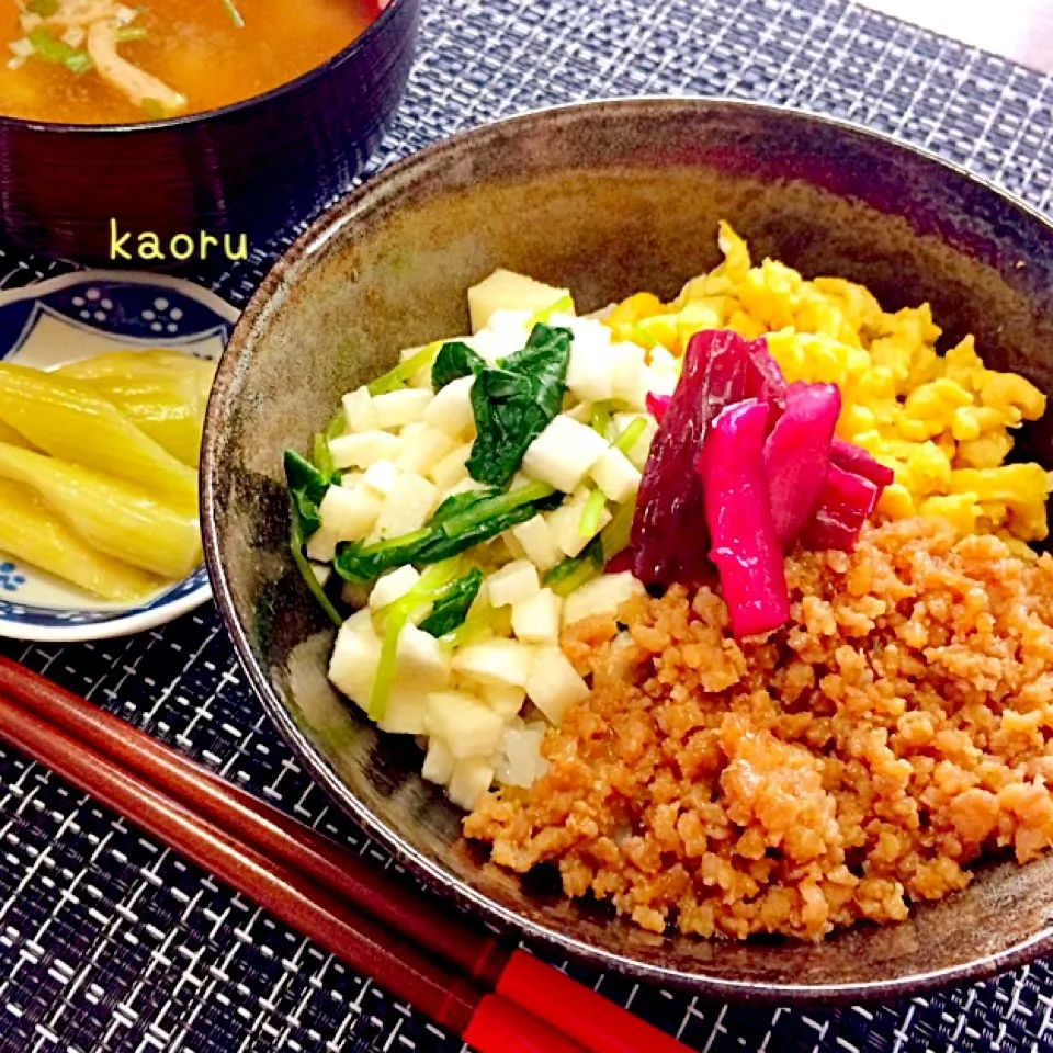 長芋そぼろ丼♪|かおちゃんさん