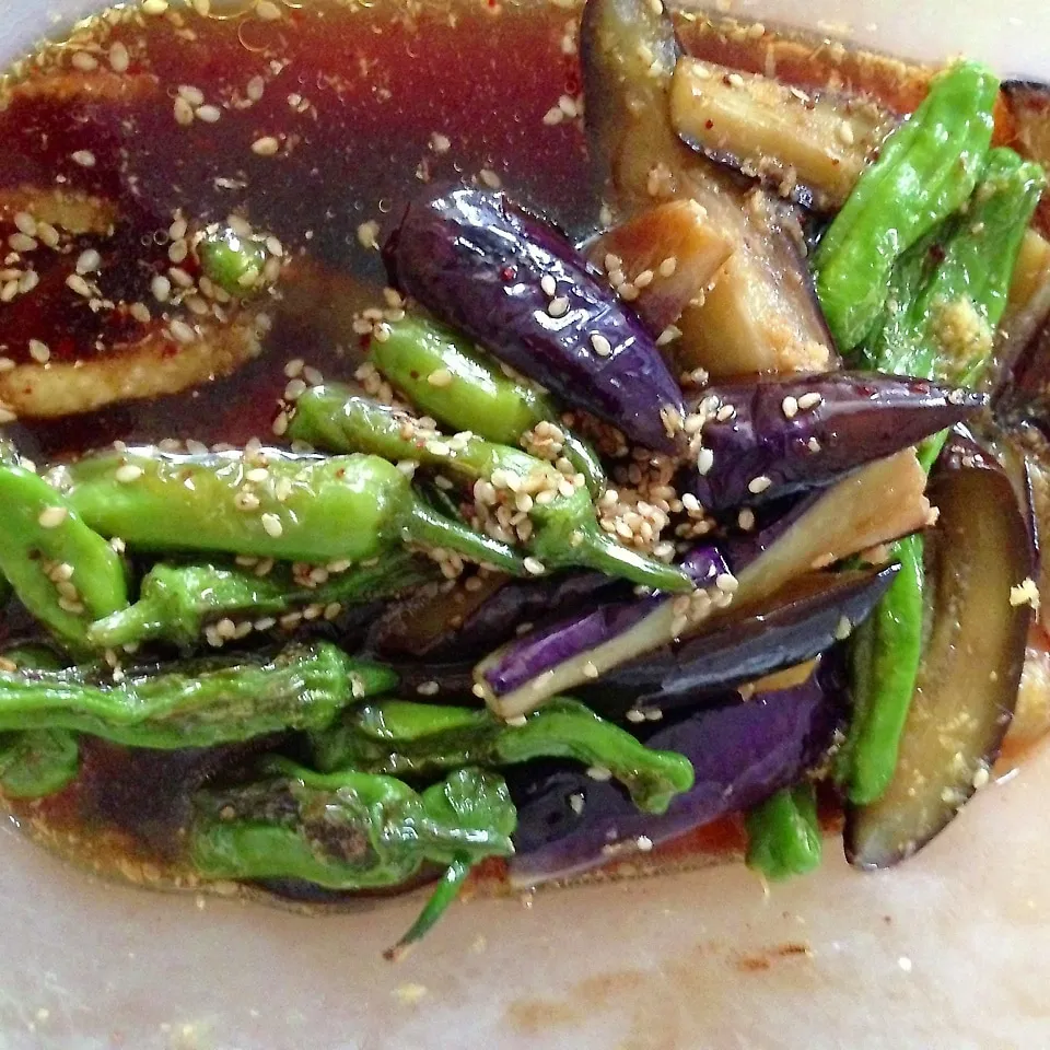 茄子とししとうのサッパリ煮|♡happyhalloween♡さん