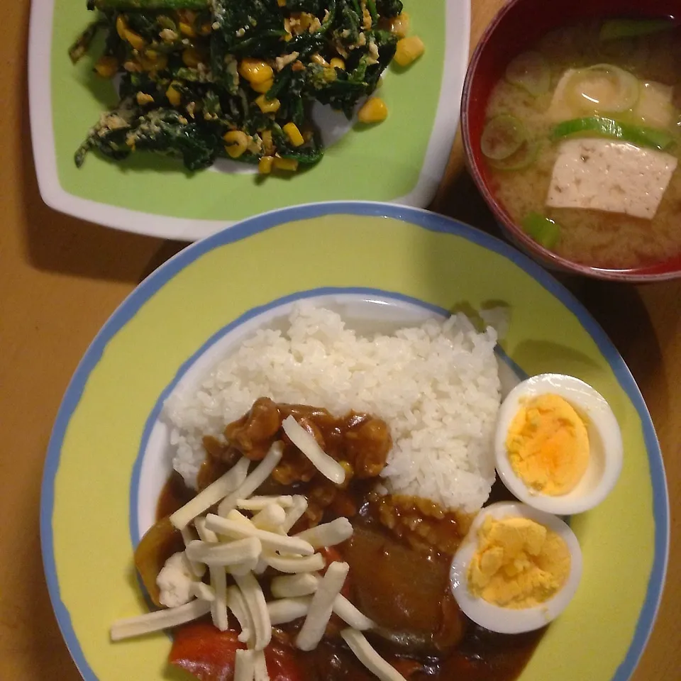 Snapdishの料理写真:チーズカレー|♡happyhalloween♡さん