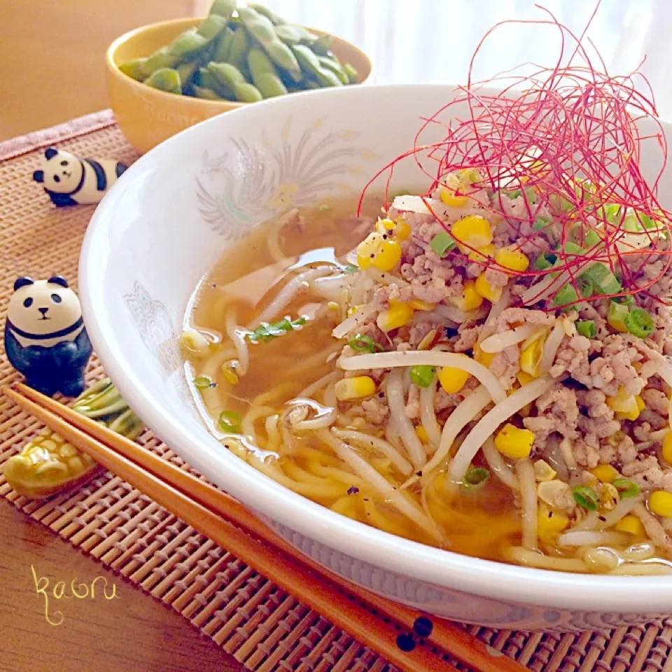 北海道鶏塩ラーメン♡chiffonちゃん祝800|かおちゃんさん