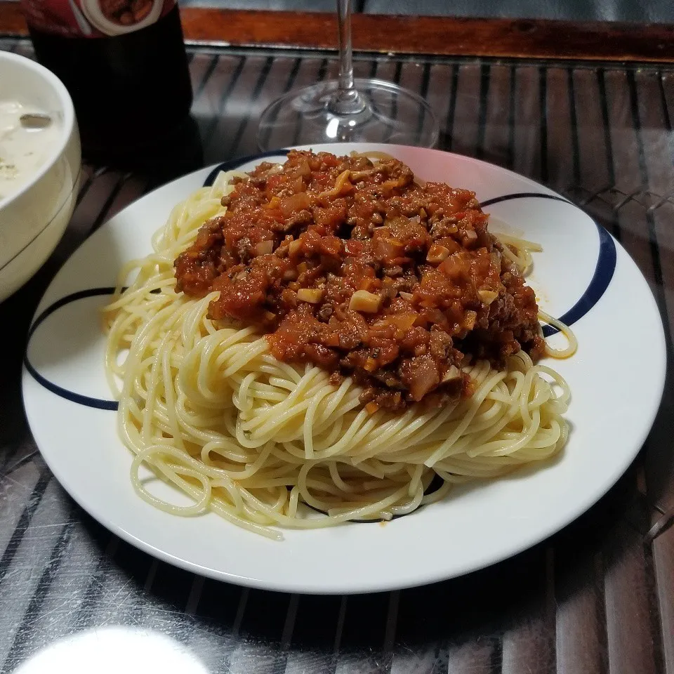 蒟蒻効果パスタでボロネーゼパスタの出来上がり🙋♪|dai.noriさん