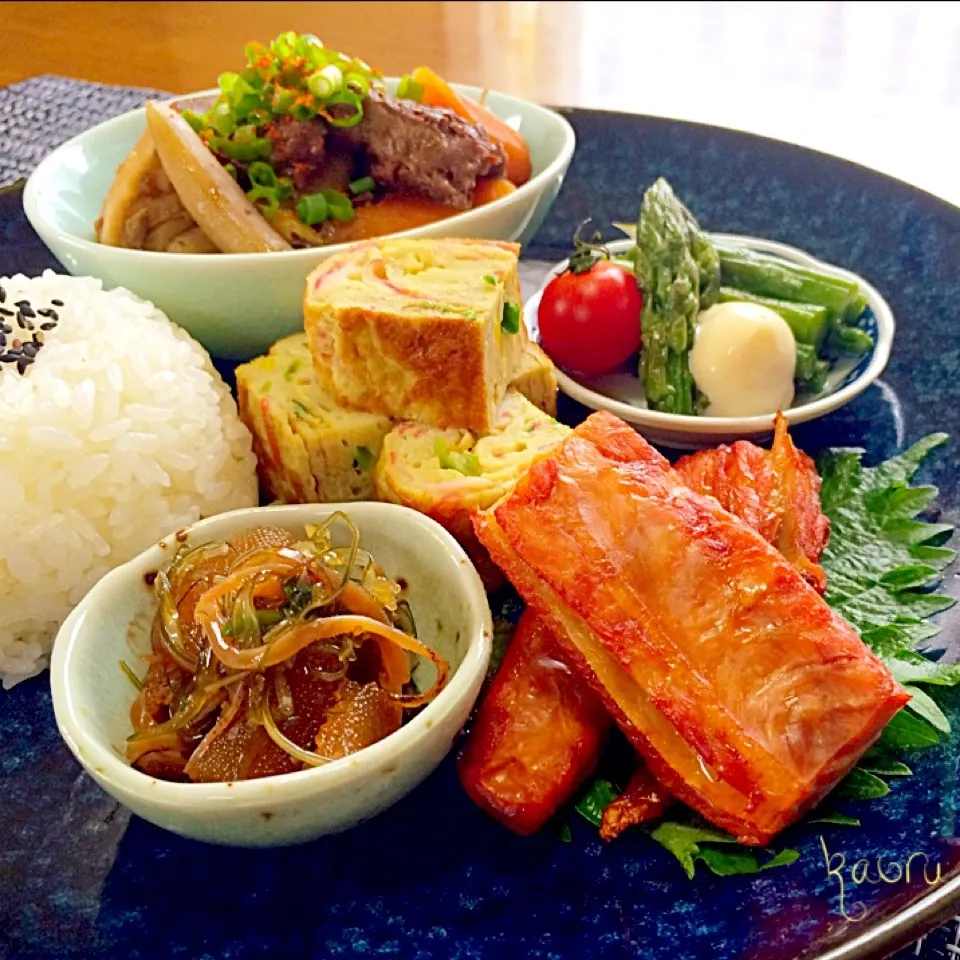 お疲れ様でした♡ほっこり和食プレートランチ♪|かおちゃんさん