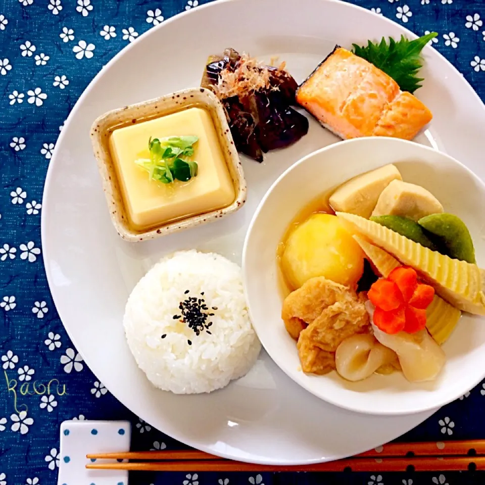 筍の煮物♡和食プレート♪|かおちゃんさん