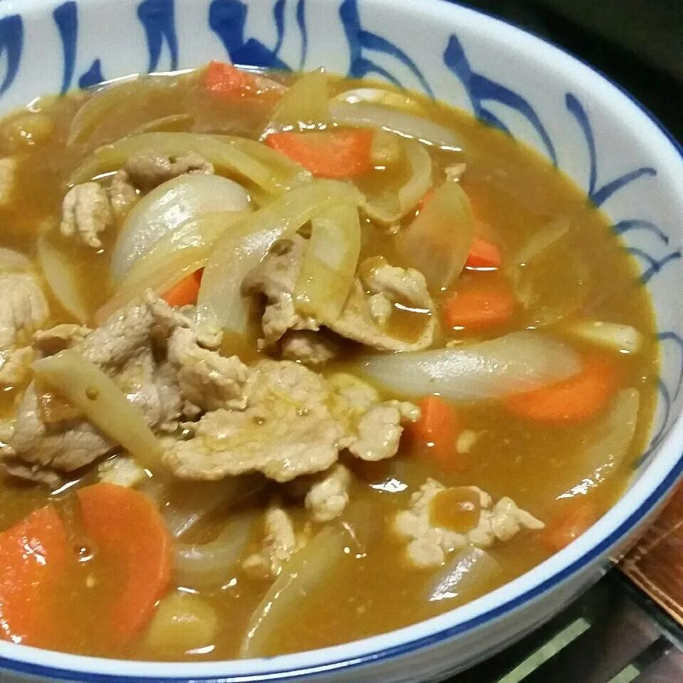 Snapdishの料理写真:今日の夜ご飯は、和風レトルトうどん🙋🍜|dai.noriさん