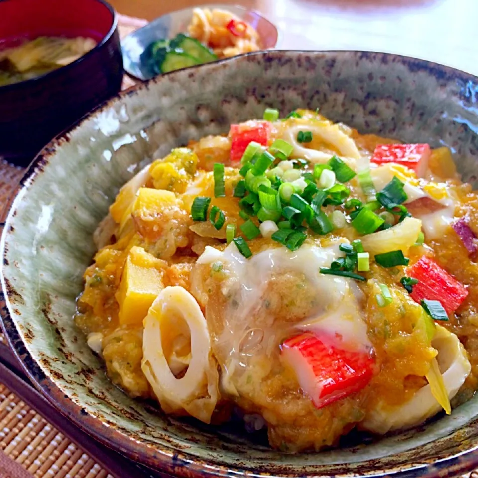 手作り揚げ玉で♡すぐ出来る簡単たぬき丼♪|かおちゃんさん