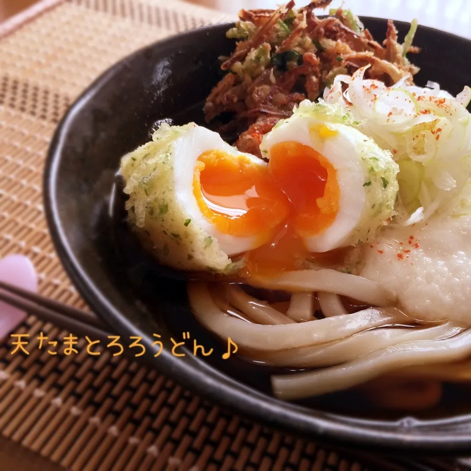 天たまとろろうどん♪|かおちゃんさん