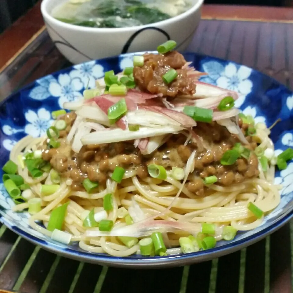 和風なっとうパスタ♪(^з^)-☆|dai.noriさん