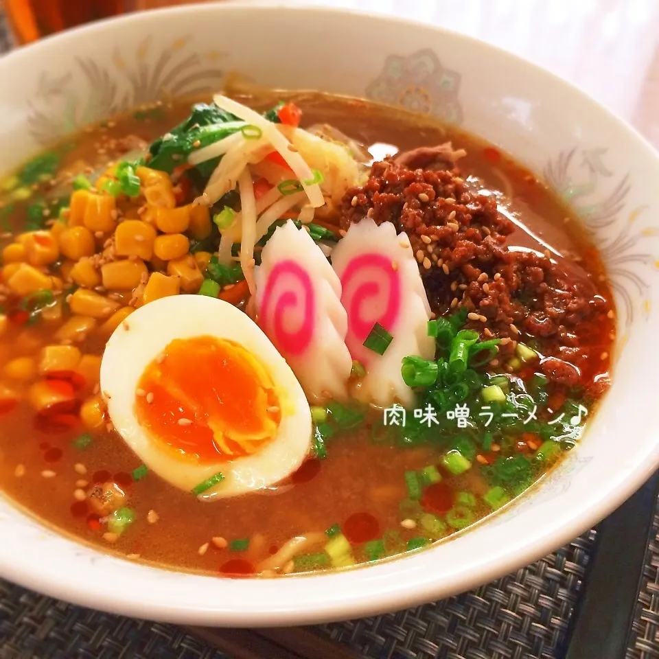 リメイク〜北海道の肉味噌ラーメン♪|かおちゃんさん