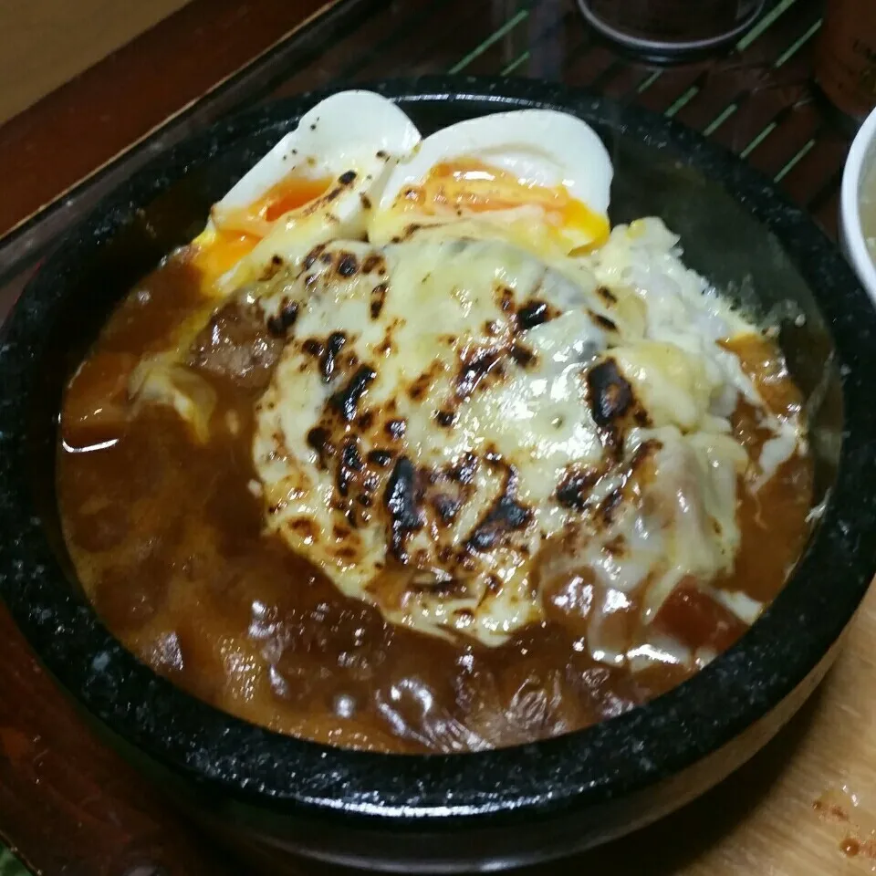 (祝)ガスバーナー購入記念♪レトルト石焼きカレー(o^O^o|dai.noriさん