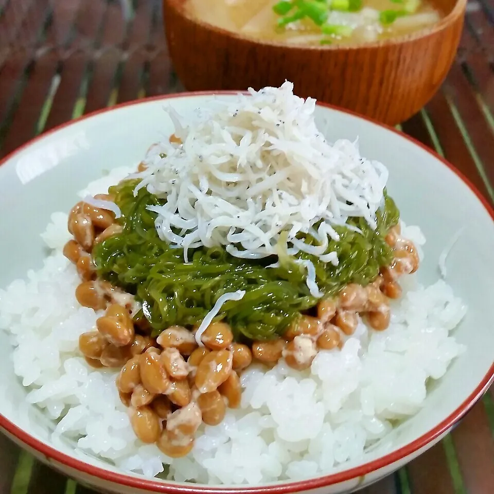 Snapdishの料理写真:今日の朝御飯はまりおさんの真似っこで～♪いただきました～♪|dai.noriさん