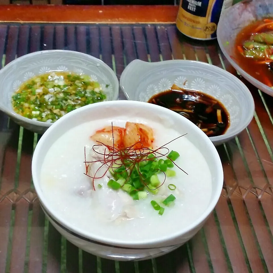 今日の締めは、ぬこさんのお料理で～🌠何故か美白スープ？|dai.noriさん