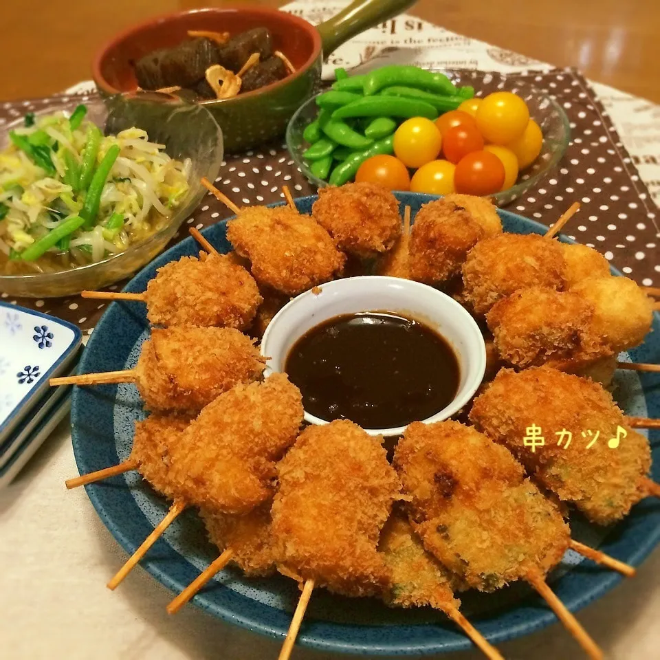 鶏胸肉1枚で〜バラエティー串カツ♪|かおちゃんさん