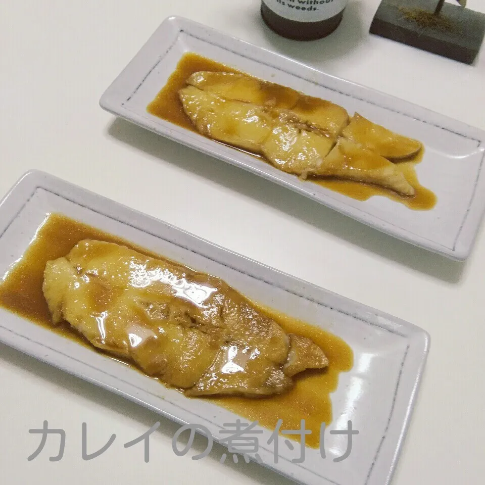 Snapdishの料理写真:ヨシダソースでカレイの煮付け❤|ちいたんさん