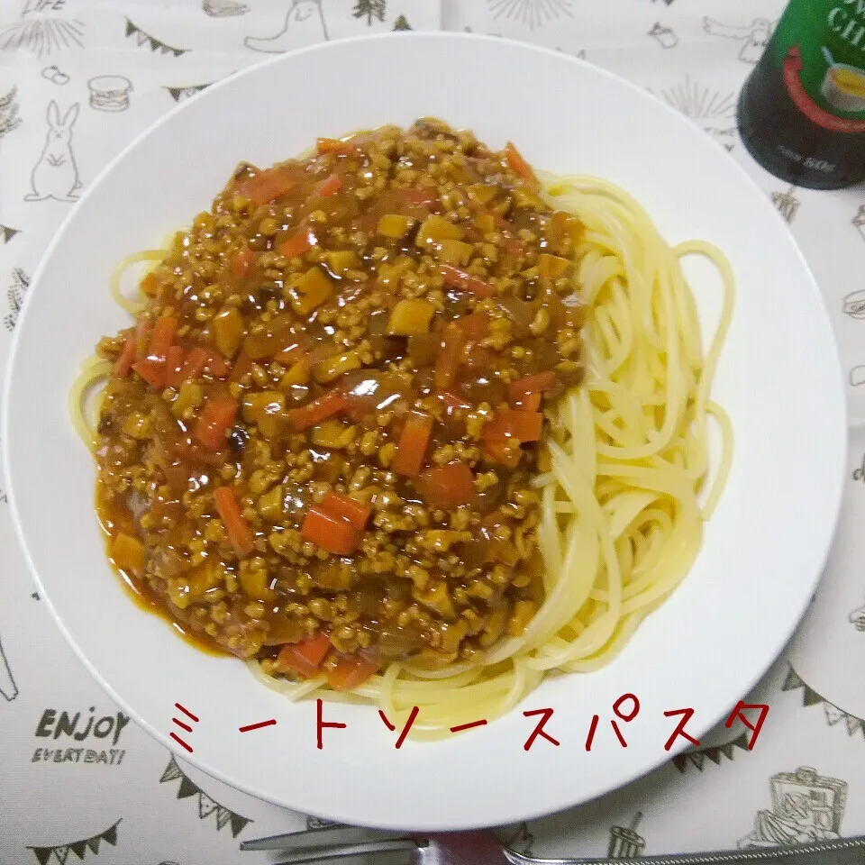 ミートソースパスタ🍀|ちいたんさん