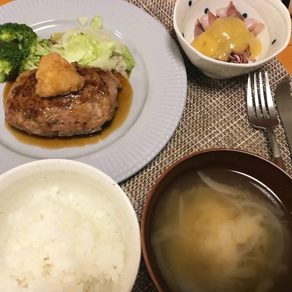 Snapdishの料理写真:anova でハンバーグ|なちょすけさん