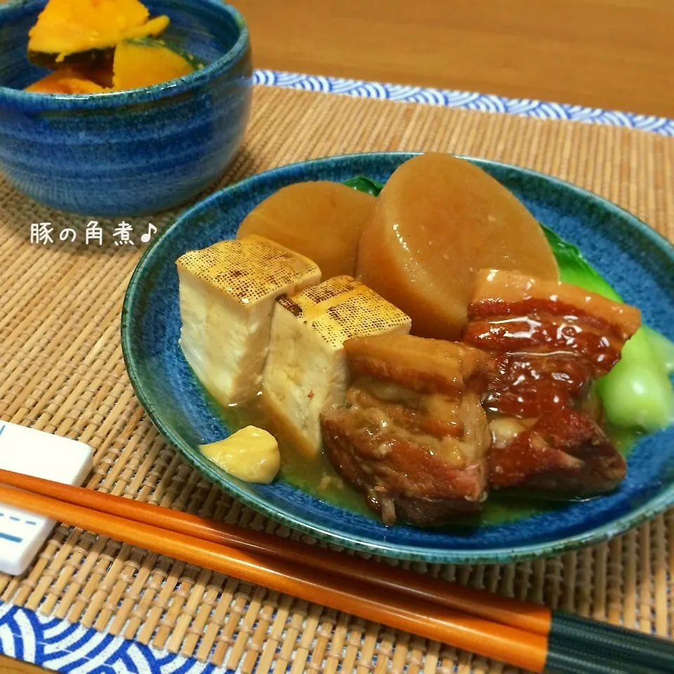 ほっこり和食〜とろとろ豚の角煮♪|かおちゃんさん