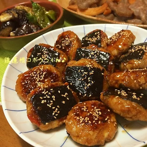 サクッとコリっと〜鶏蓮根コボウつくね♪|かおちゃんさん