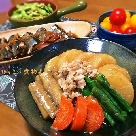 ほっこり〜根菜と豚肉の味噌煮♪|かおちゃんさん