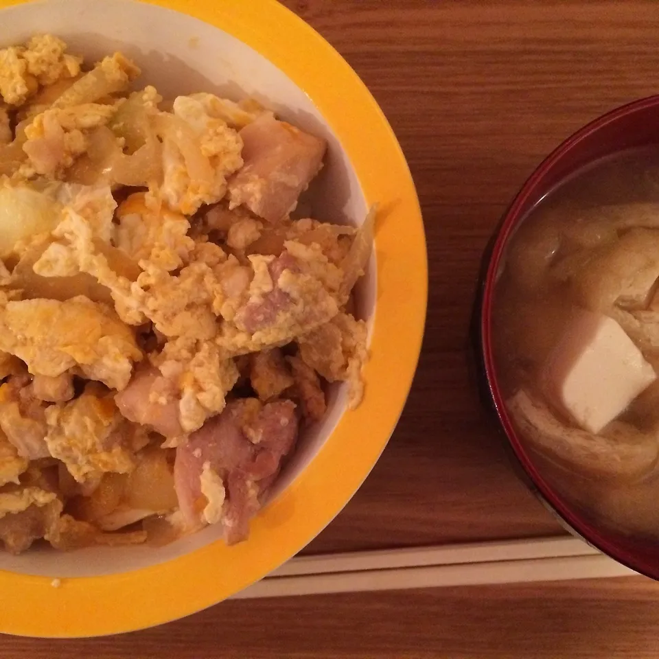 定番の晩御飯|なちょすけさん