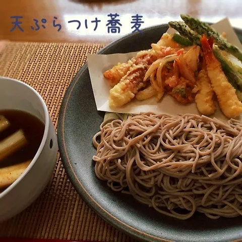 天ぷらつけ蕎麦ランチ♪|かおちゃんさん