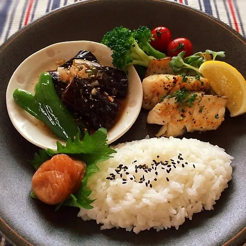 タラのペッパーレモン醤油ランチ♪|かおちゃんさん