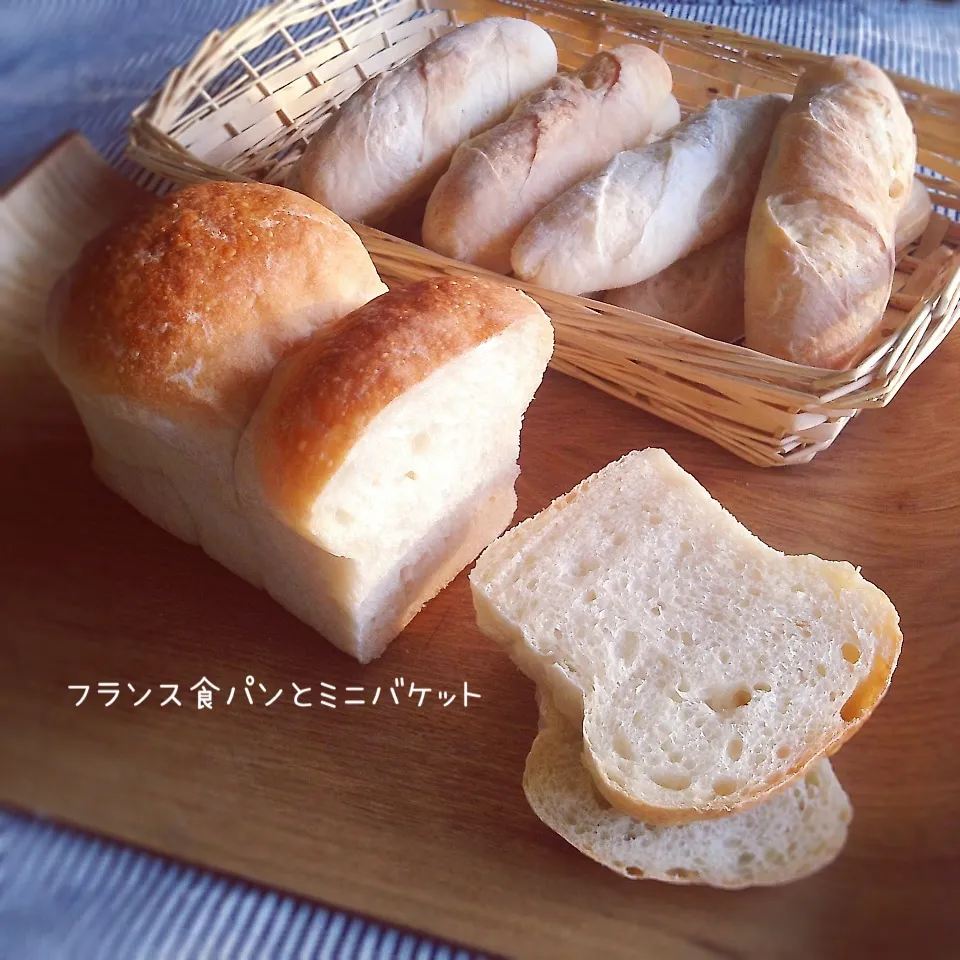 フランス食パン&ミニフランス(コネずに作るよ)|サザエボンさん