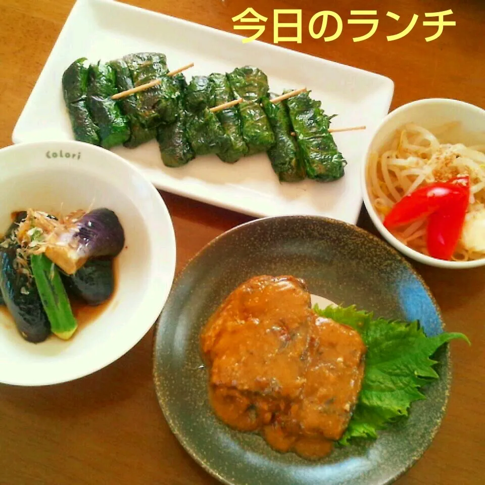 Snapdishの料理写真:今日は和食～焼きサバ味噌煮他♪|かおちゃんさん