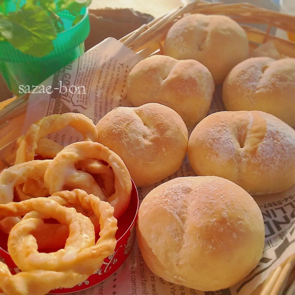 Snapdishの料理写真:ルナトトママのおしりパンとプレッツェルパイ|サザエボンさん