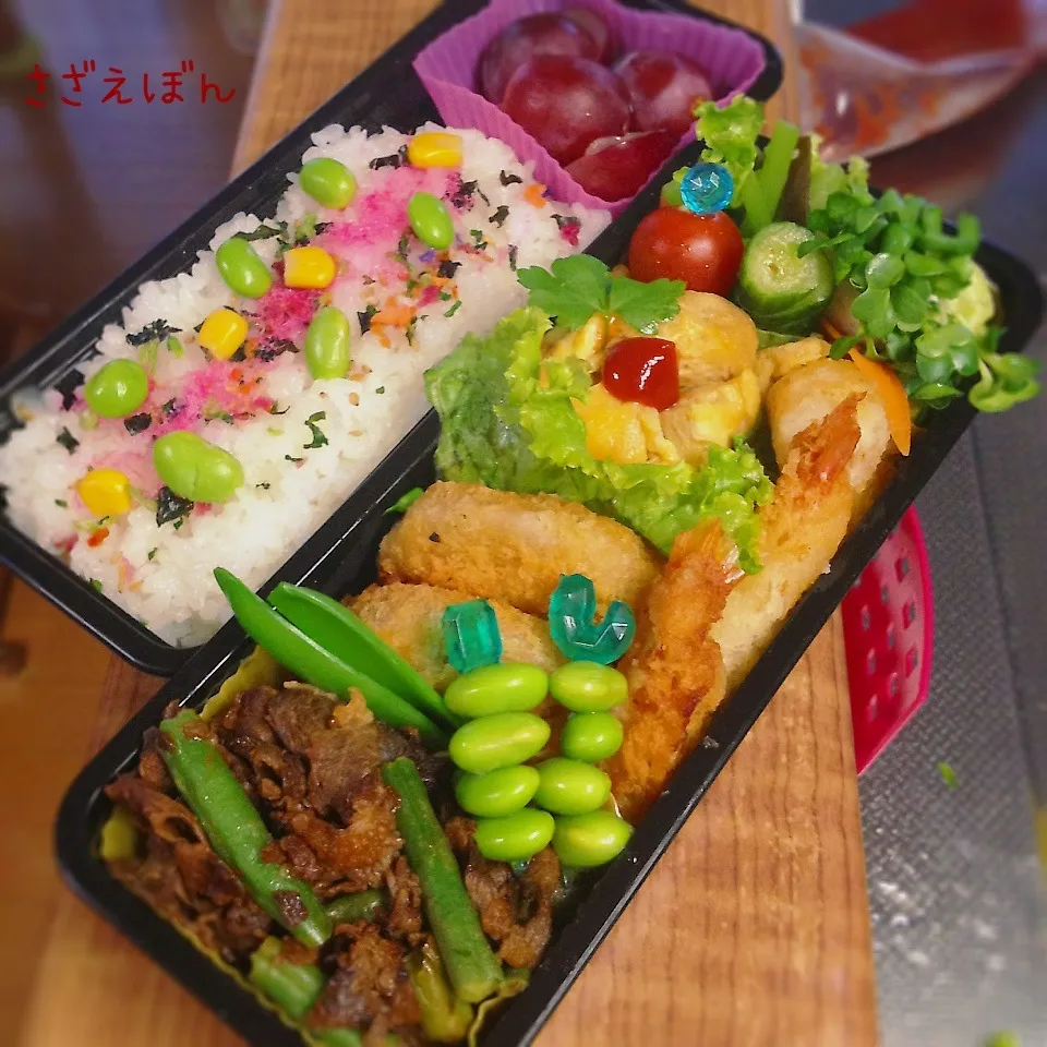 Snapdishの料理写真:高校弁当|サザエボンさん