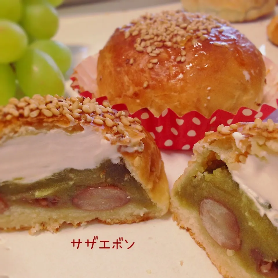 抹茶ホイップ。クロワッサン生地を使って.2|サザエボンさん