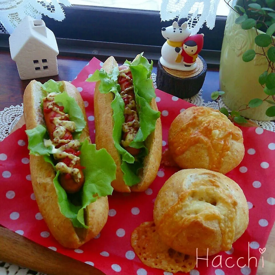 ホットドッグ＆チーズパン  |ハッチさん