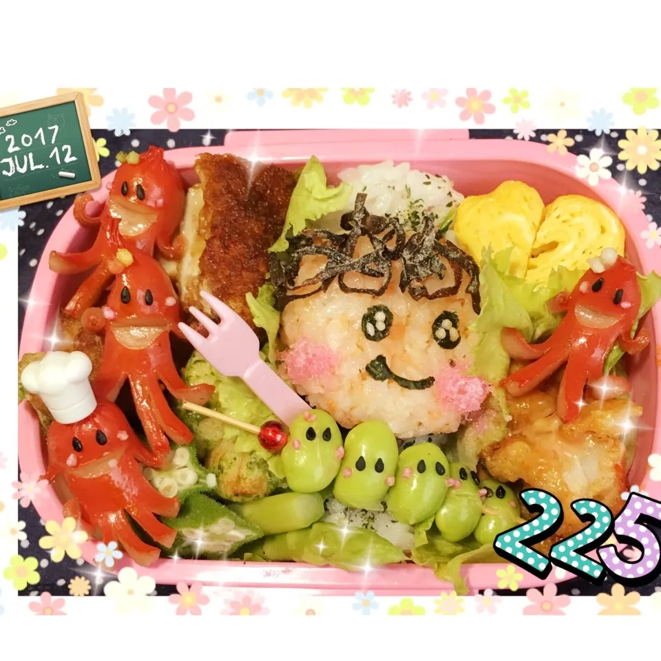 Snapdishの料理写真:姫のお弁当 何から食べようかなぁ？💕|うさぴょんさん