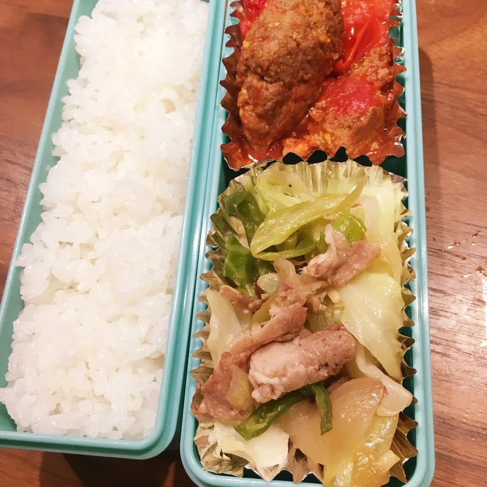 JK弁当 煮込みハンバーグ、麺なし焼きそば|Kyさん