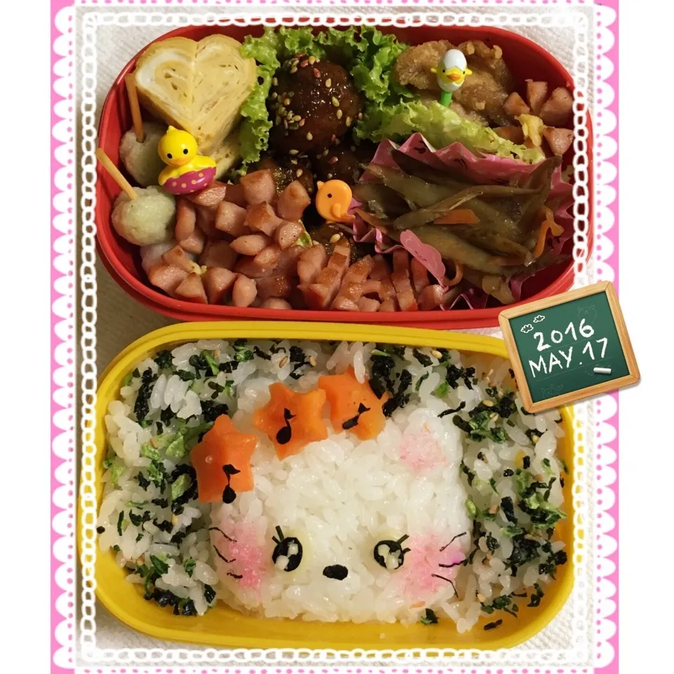 Snapdishの料理写真:姫のお弁当 no.17|うさぴょんさん