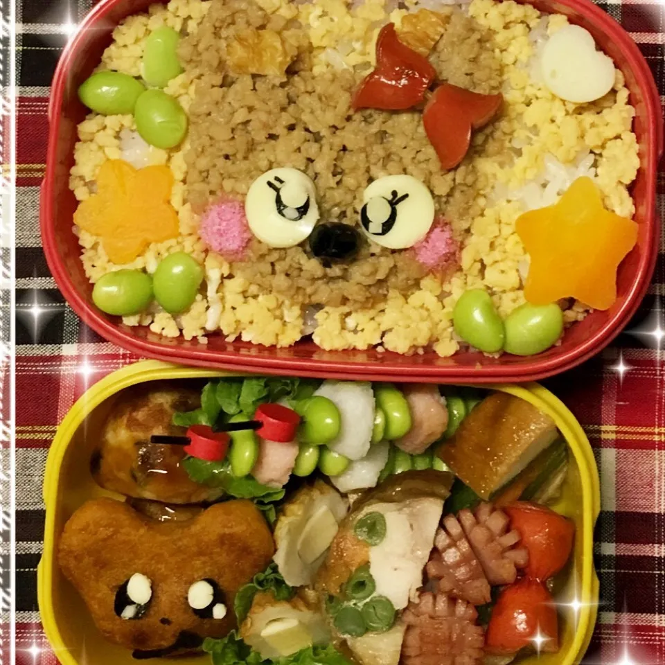 姫のお弁当 そぼろ弁当|うさぴょんさん